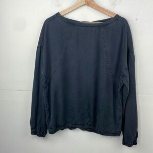 Prana Lavendar Bay Pullover Top size Medium Gray